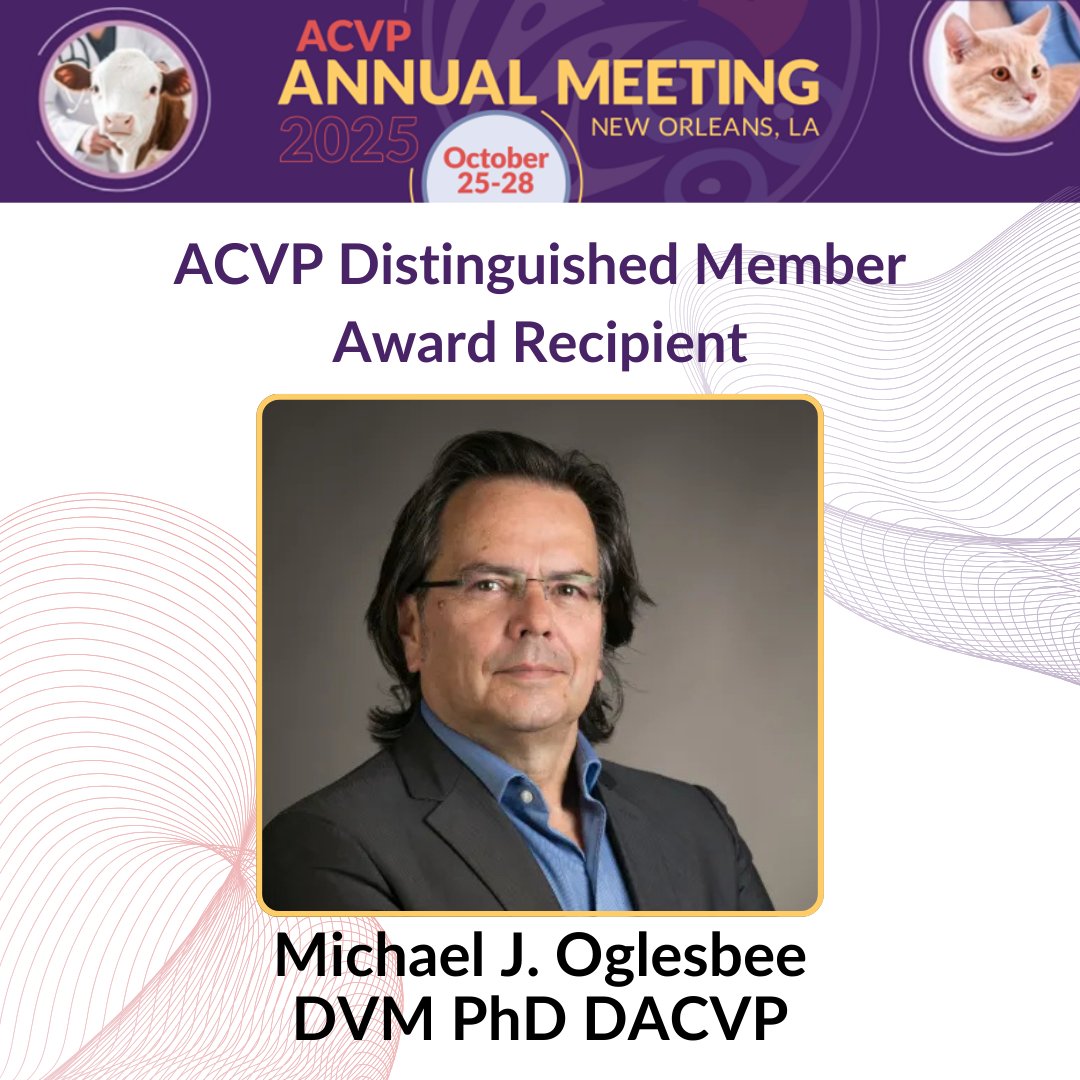 American College of Veterinary Pathologists tweet media