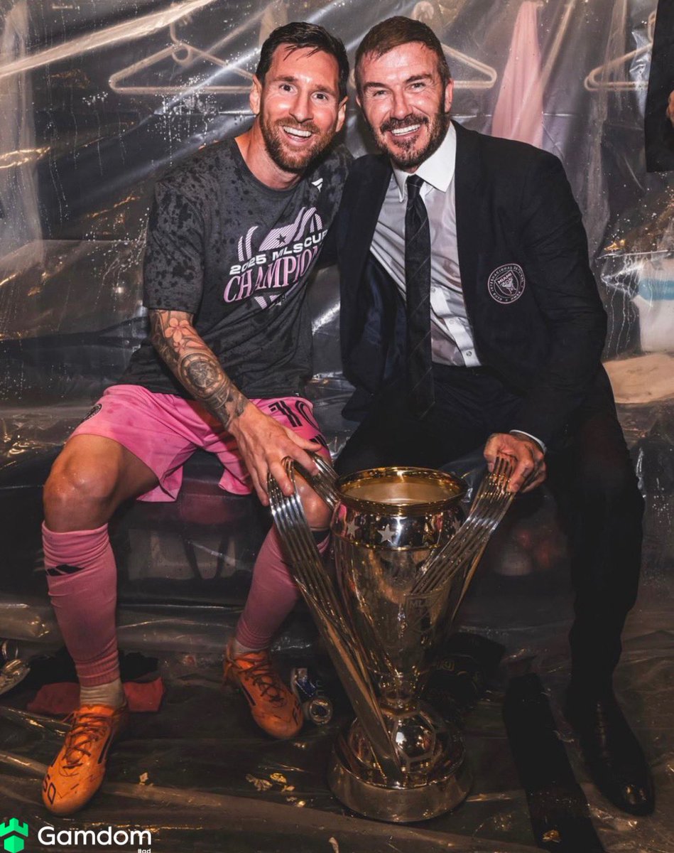 Messi and Beckham 📸🇦🇷🏴󠁧󠁢󠁥󠁮󠁧󠁿
