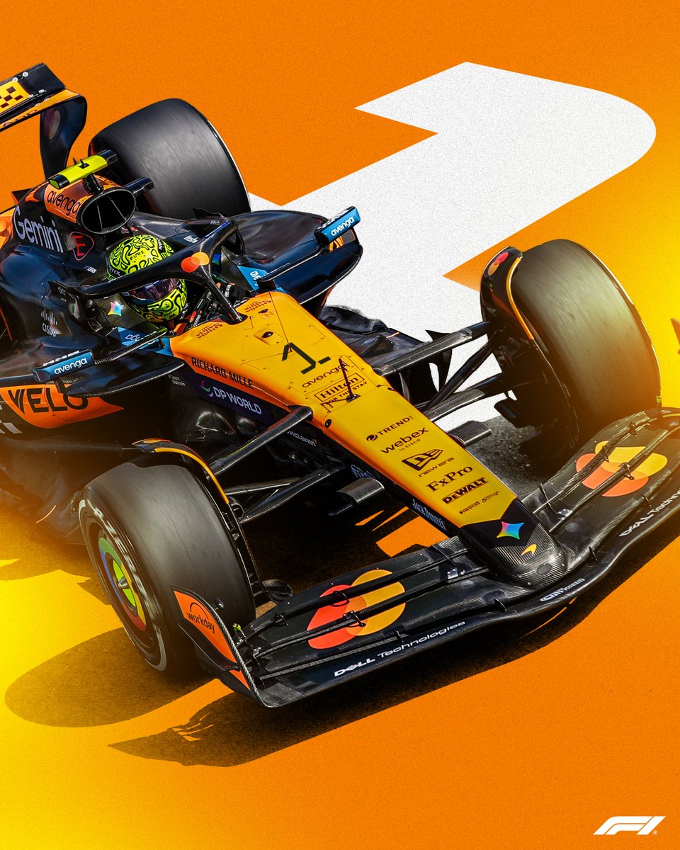Lando Norris will run with car number 1 in 2026! ☝️👀

#F1