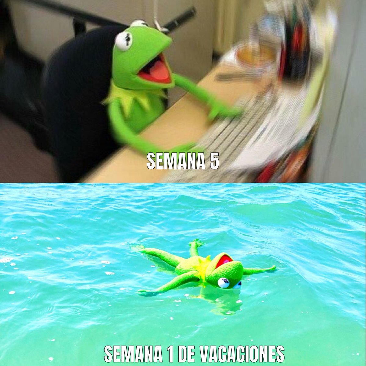 ¿Quién más así? 😅 

¡Disfruten sus vacaciones! 💙