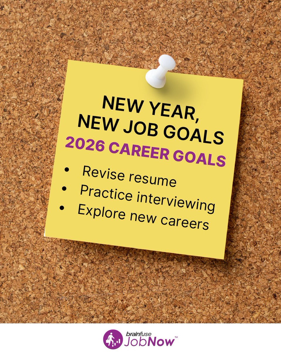 Get a head start of your new year's resolutions! Use your Southborough library card to access Brainfuse JobNow  and get help on your career goals.