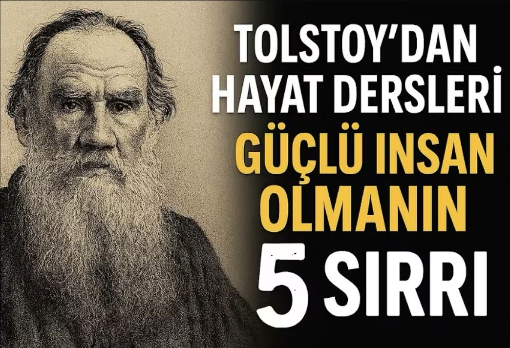 Yeni video yayında…

Tolstoy’a Göre Güçlü İnsan Olmanın 5 Sırrı.

İyi seyirler…

youtu.be/cuUWZi4UNXE?si…
