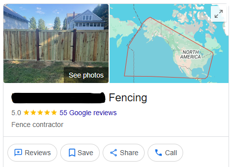One incorrect setting on your Google Business Profile can cut your rankings in half.

Just got off a call with a fencing business owner about a new website.

He had no idea his Google Business Profile was set to “serves all of North America.”

Fixing that takes two minutes… and