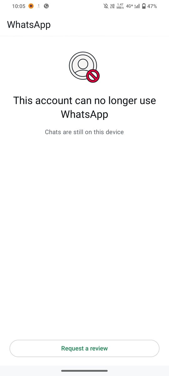 WhatsApp ban problem 
<a href="/Meta/">Meta</a> <a href="/WhatsApp/">WhatsApp</a> <a href="/MetaforDevs/">Meta for Developers</a> <a href="/wa_status/">WhatsApp Status</a>