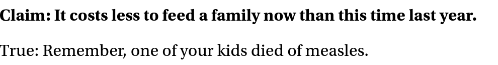 doctorow's tweet image. Fact-Checking Trump On Affordability theonion.com/fact-checking-…

#savage #RFKJr #PlagueRats #SoMuchChildDeath