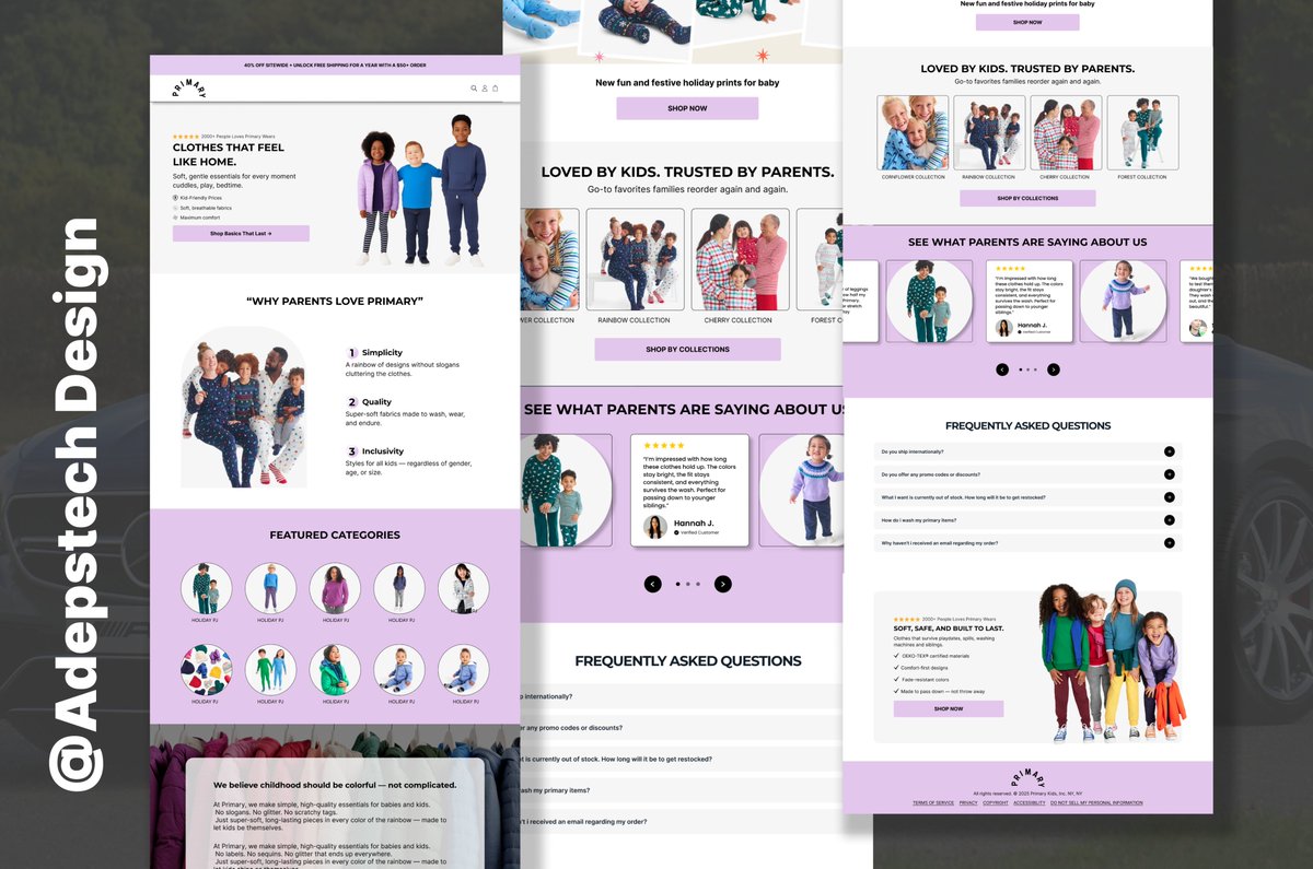 AdepsTech's tweet image. Your homepage is your first chance to win a customer or lose them.

I design pages that highlight your offer, remove friction, and guide visitors straight to purchase.

Want a homepage that sells? Let’s build it.

#ConversionDesign #WebDesign #EcomGrowth