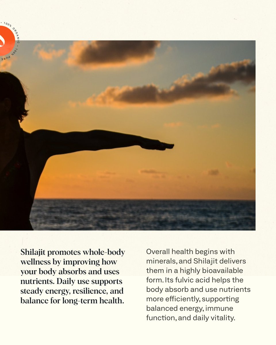 FromSors's tweet image. Daily balance isn’t about doing more - it’s about using more. 

Pure Shilajit supports nutrient absorption, energy flow, and steady focus that lasts.

#shilajitpower #pureshilajit #organicuk #organicproduk #organicpurecareuk #backtothesource #earthbornwellness