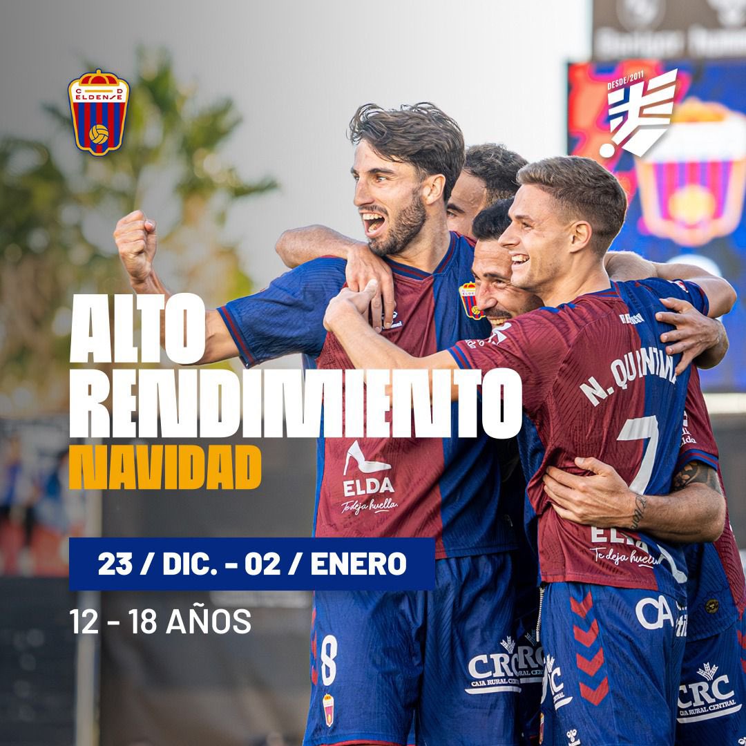 📣 𝗖𝗔𝗠𝗣𝗨𝗦 𝗗𝗘 𝗡𝗔𝗩𝗜𝗗𝗔𝗗 y 𝗔𝗟𝗧𝗢 𝗥𝗘𝗡𝗗𝗜𝗠𝗜𝗘𝗡𝗧𝗢 𝟮𝟬𝟮𝟱 ⚽️🎄 

🤝🏻 En colaboración con <a href="/acatecalicante/">ACATECSPAIN</a>, una de las mejores academias de tecnificación y desarrollo del jugador a nivel nacional, lanzamos el Campus de Navidad 2025 y el Campus de Alto