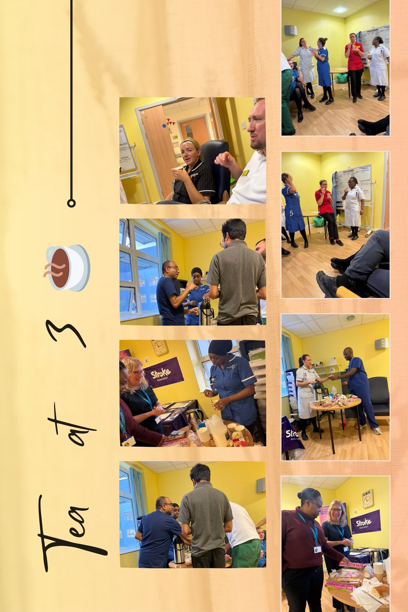 UHCWStrokeTeam's tweet photo. Tea, connection, and a space to ask the simplest question: “How’s everyone doing? #teaat3 ☕️ https://t.co/NVqUG3AY3h