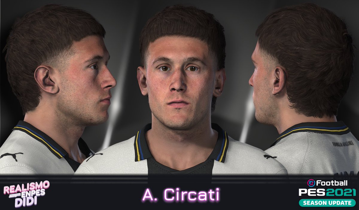 didifacemaker's tweet photo. 🇦🇺 Alessandro Circati
● FACE UPDATE - #eFootball2021
✅Hair animation
 📎 LINK: https://t.co/CayG19BUyW
 📎 LINK: https://t.co/UdtgzxKDfS
#EAFC26 ➡️ #eFootballPES2021
#eFootball2021
#pes21 https://t.co/YW3f1qmOsK