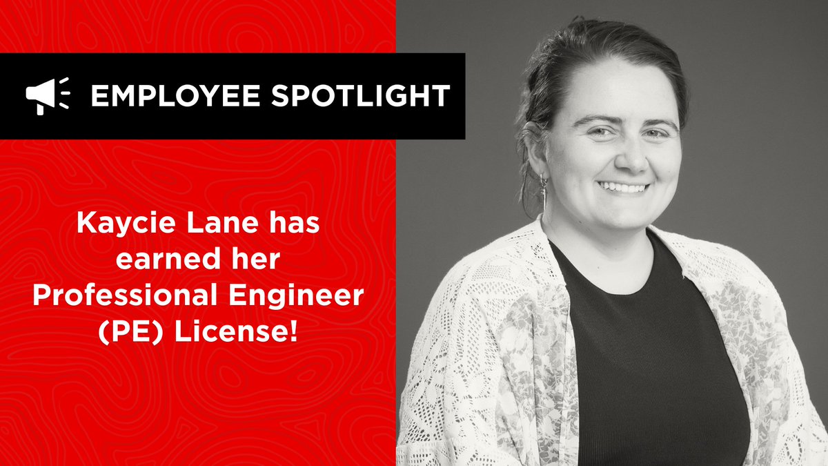 Congratulations to Dr. Kaycie Lane, PE! 🎉

Please join us in celebrating Kaycie Lane, PhD, on officially earning her Professional Engineer license! Kaycie is a Technical Consultant at Burian &amp; Associates and also serves as an Assistant Professor of Practice at the <a href="/UNLincoln/">University of Nebraska-Lincoln</a>.