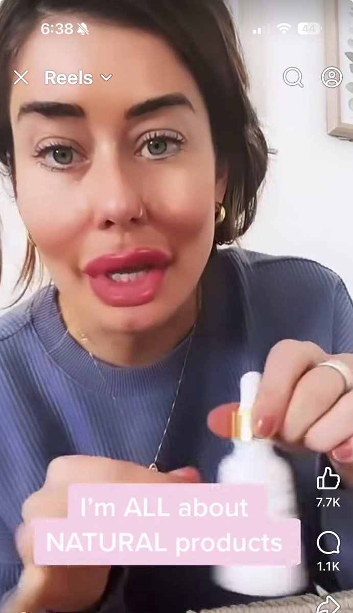 All natural. Right. Got it. 🤦🏻‍♀️