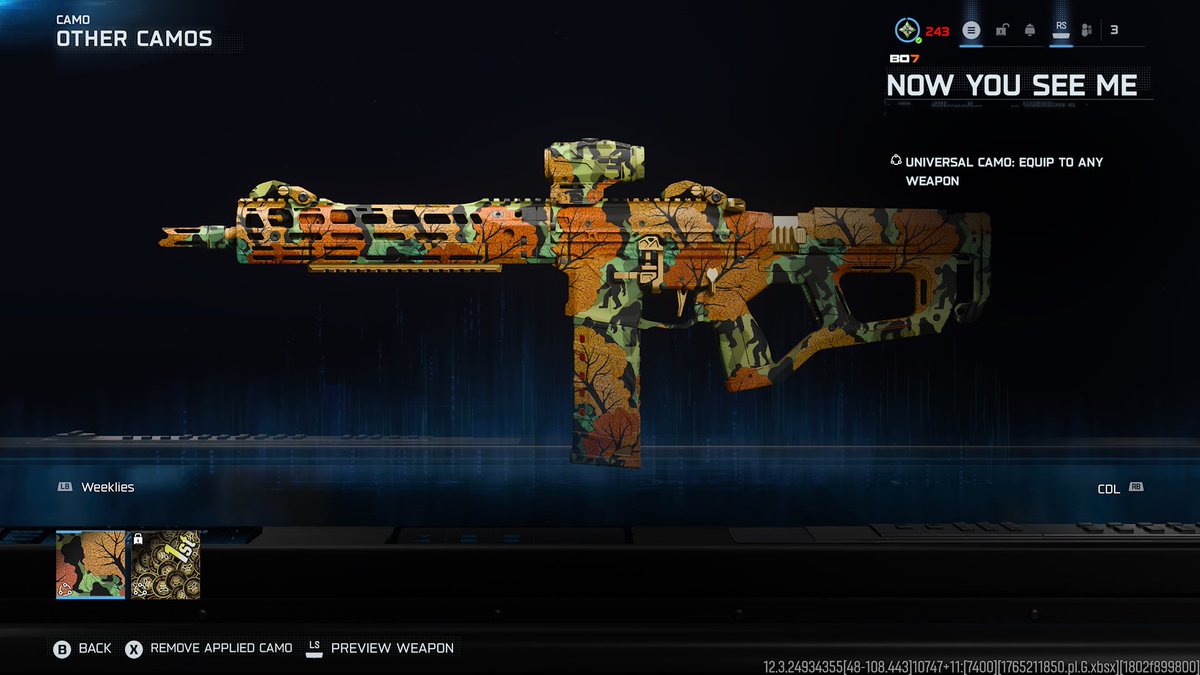 FN2000xx's tweet image. Camo for all Havens Hollow Easter egg completions.

@CallofDuty  it’s nice they did a universal camo instead of a blueprint this time!  

What do you think of this reward?