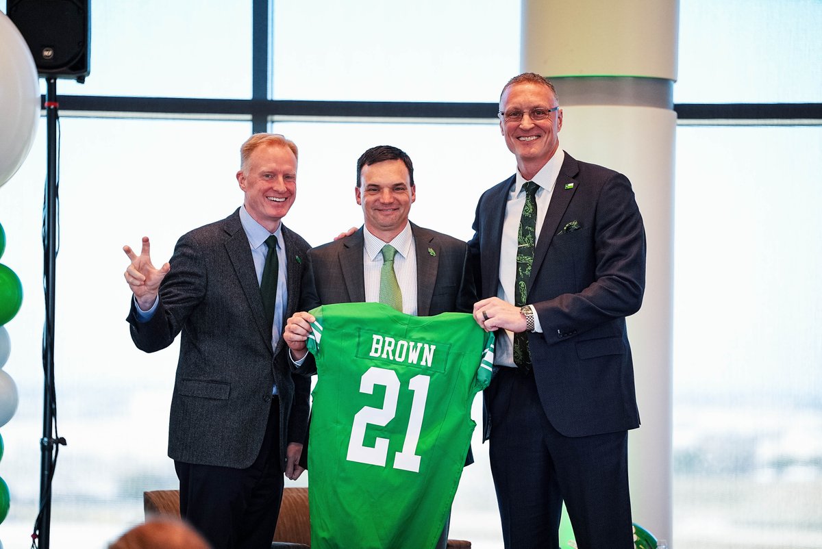 MeanGreenFB's tweet image. Welcome to the Mean Green Family! 🦅 @Coach_NealBrown

#GMG🦅