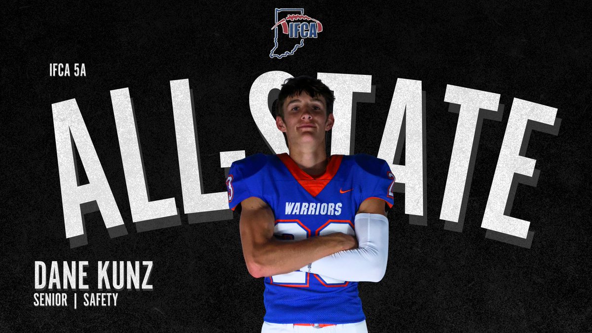 Some postseason honors for Whiteland Football! Jordan Palmer was named IFCA Top 50. Jason Branscum, Javon Denson-Posey, and Dane Kunz were named IFCA 5A All-State. Congrats fellas!