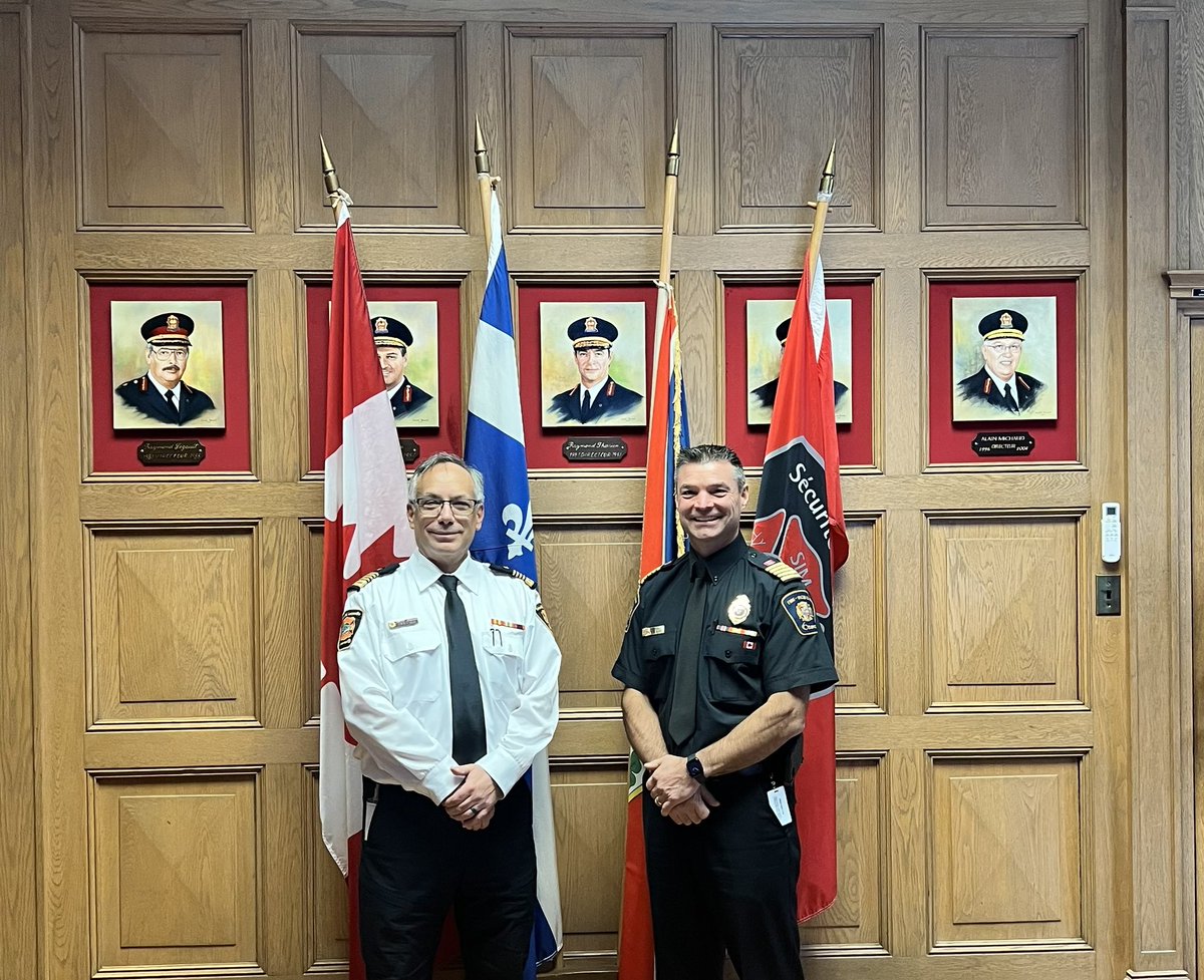 Merci au Service des incendies de Montréal pour l’accueil exceptionnel la semaine dernière. J’ai beaucoup apprécié l’échange d’idées. Un grand merci au chef Richard Liebmann et à son équipe pour leur accueil chaleureux et nos discussions enrichissantes. <a href="/MTL_SIM/">Sécurité incendieMTL</a>