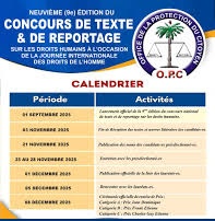 J'ai eu le plaisir d'évaluer des candidats ayant participé à la 9è édition du Concours de texte sur les droits humains de l'OPC dans le contexte de la campagne des 16 jours d'activisme contre les violences basées sur le genre.J'ai été profondément touché par la qualité des textes