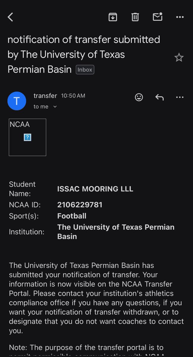 Issac3_18's tweet image. Thank you UTPB 

Officially in the Transfer Portal!

6’3 220 QB 3 Years of Eligibility!

2059yds 19tds-3ints 63%
251 rush yds 3tds

4-2 as True Freshman starter 
Top 10 win in first start 

HC ref. available upon request

@TheQBTech @247SportsPortal @TransferPortal @CoachMooring