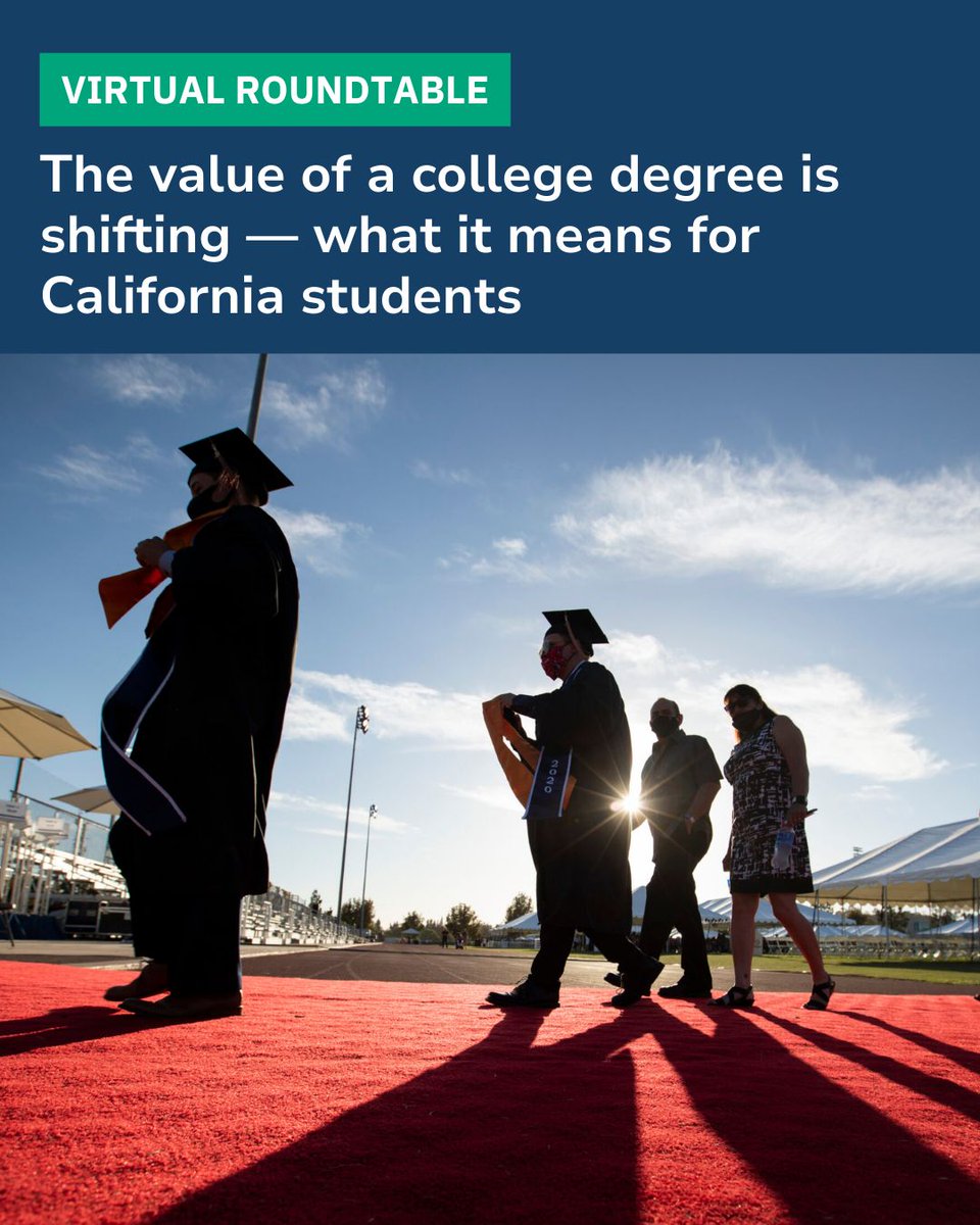 Rising costs, inconsistent outcomes and emerging career pathways are prompting students and families to reevaluate the value of a college education and ask a fundamental question: Is a college degree still worth pursuing? 

Join us on Dec. 11.

Register: bit.ly/3XDCyMm