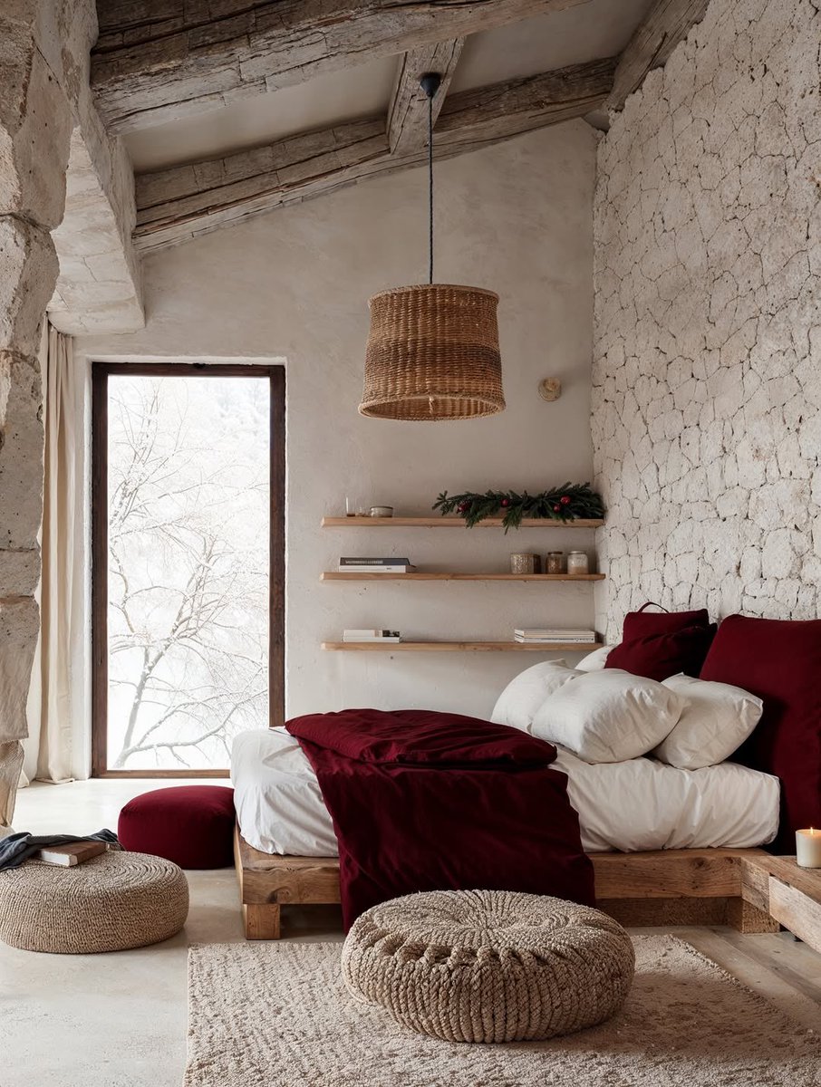 HOUSEPORN___'s tweet photo. Cozy bedroom https://t.co/l89th6pWQw
