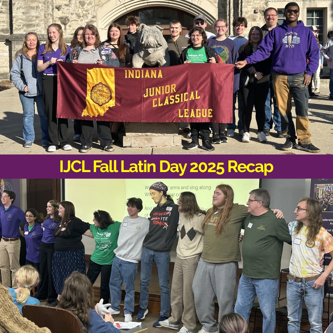 crownpointlatin's tweet photo. Thank you to everyone who showed up for the IJCL Fall Latin Day at Butler University down in Indianapolis! We had a great time meeting and bonding with other chapters! We would love to see you and your friends next year! https://t.co/1frHFYASZH
