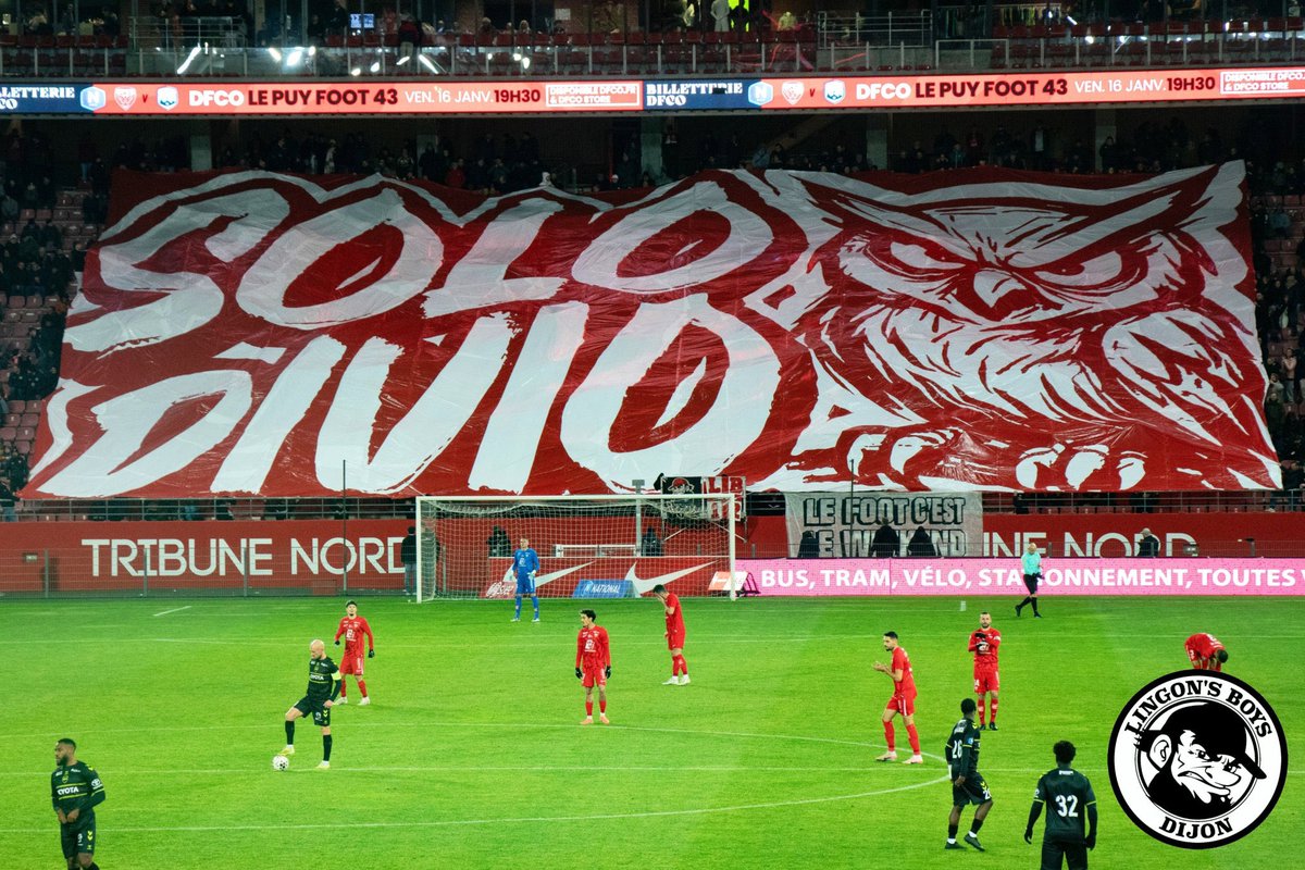 lingons_boys's tweet photo. Dijon FCO 4-1 Valenciennes FC (J15 - 05/12/2025)

Pour la dernière de l'année à domicile, les efforts en tribune ont été récompensés de la plus belle des manières par nos joueurs qui nous offrent un nouveau succès et la place de co-leader. Rendez-vous vendredi à Châteauroux ! https://t.co/foYYIHBjTA