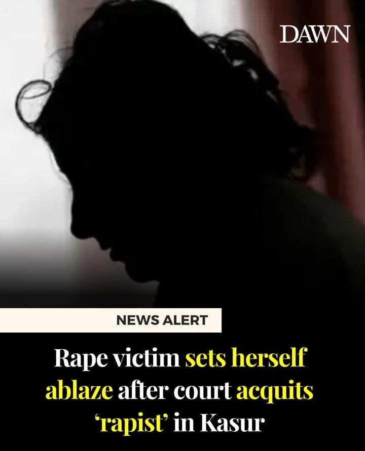 Deeply disturbed by the tragedy in Kasur where a young rape survivor set herself ablaze after the accused was acquitted. I must ask: why was the perpetrator acquitted? Where did the system fail this child?
This is not justice. We urgently need stronger investigations, prosecution