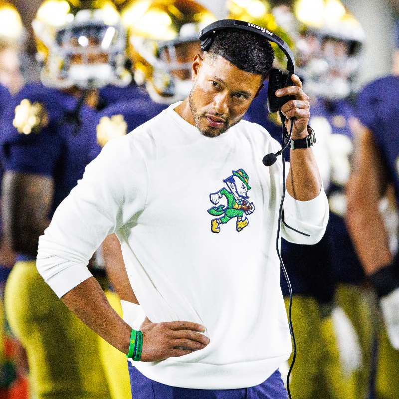 FOS's tweet photo. When Notre Dame got snubbed from the playoffs, many assumed they would still attach their gold-plated brand to some second-rate bowl game. Instead, they boycotted, @MMcCarthyREV writes.

“This is the Irish saying ‘fuck you’ to the committee, the ACC, and ESPN,” says one source.