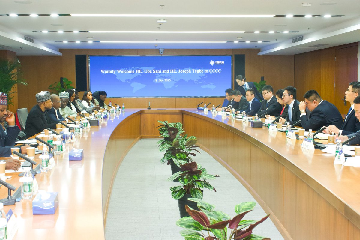 Today in Beijing, I was graciously received by the top leadership of the China Communications Construction Company (CCCC), led by its Vice President (International), Mr. He Yu. Our visit featured a comprehensive tour of several landmark projects the company has executed across