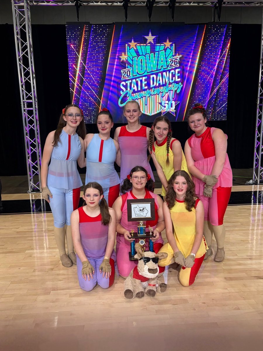 Rams Color Guard competed this past week in Des Moines.   The group received a Division I Rating and 3rd Place in Class III Colorguard.
 Way to go!