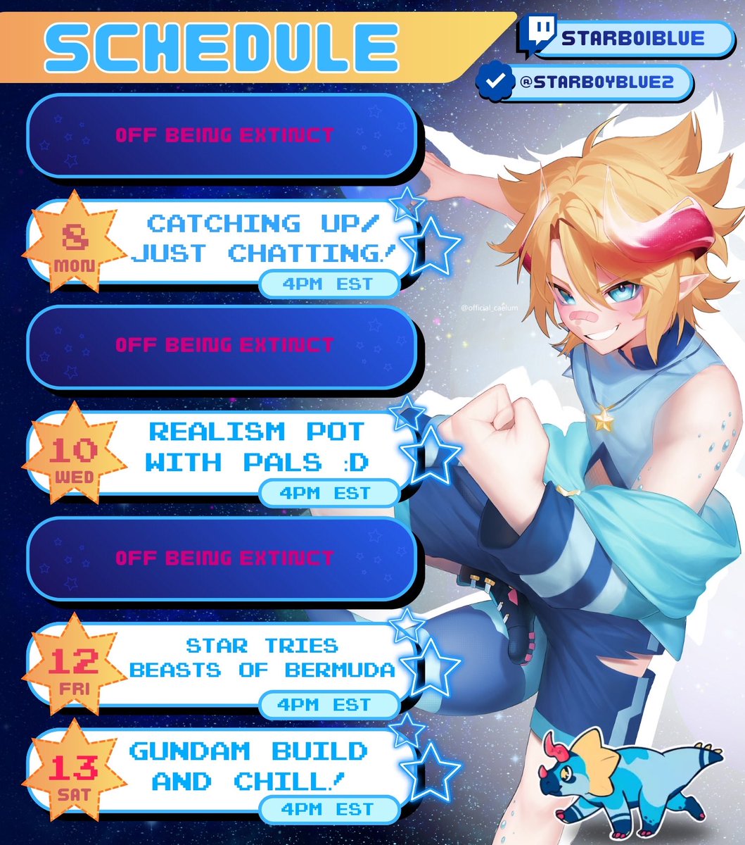 Week of Dec 8/13✨💙
IM BACK BABY!! Today at 4PM! 

We’re gonna be looking through your suggestions, talking about my wedding~ 
Opening card packs and having fun! Very chill vibes today, ILL SEE U THERE!