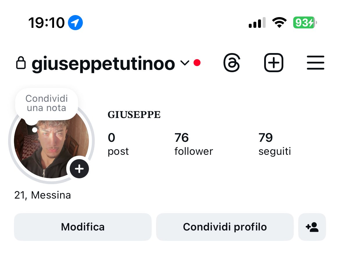ho perso l’account seguitemi 🥲🙏