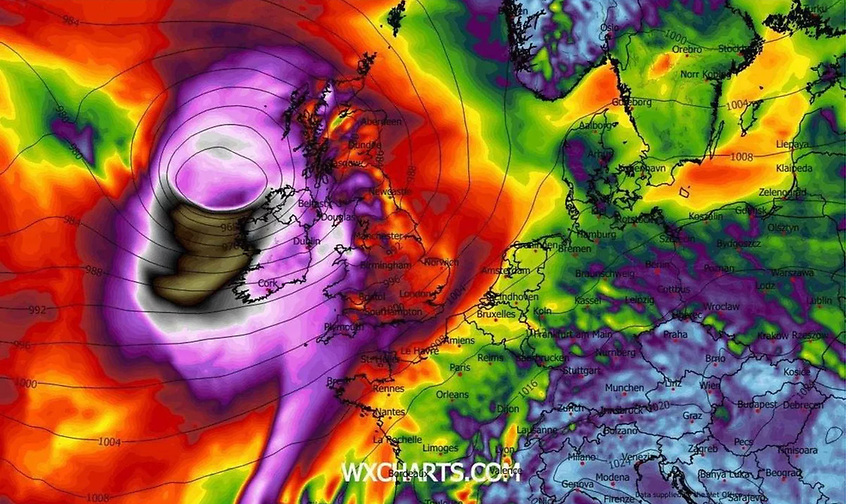 AfloatMagazine's tweet image. Gale Force Winds, Rain and Possible Coastal Flooding Due To Storm Bram on Tuesday afloat.ie/marine-environ… #StormBram #WeatherAlert #WindWarning #CoastalFlooding #MetEireann