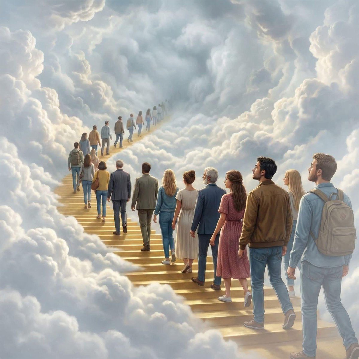 MonicaSaadeX's tweet image. 💫No sé quién lo escribió, pero me fascinó: 

“Cada minuto, alguien deja este mundo atrás. Y aunque no lo notemos, todos estamos en una fila invisible. Una fila donde:  No sabemos cuántos están delante. No podemos retroceder. No podemos salirnos. No podemos evitar avanzar. La…