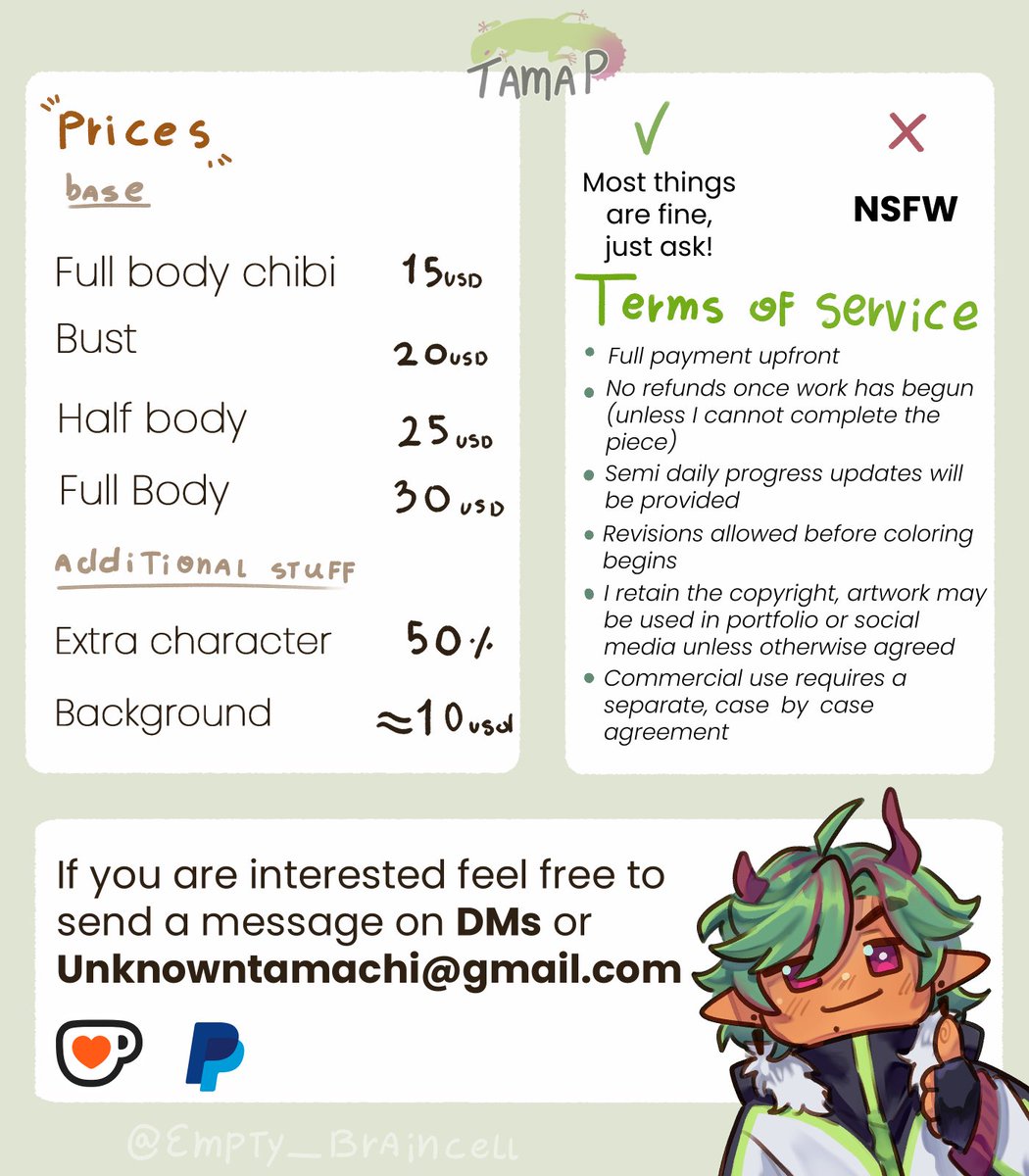 TamaP🦎 COMMISSIONS OPEN! tweet media