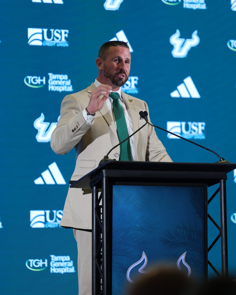 🗣️ <a href="/brianhartline/">Brian Hartline</a>: "The time is now for USF Football."

Greatness isn't coming. It's here.