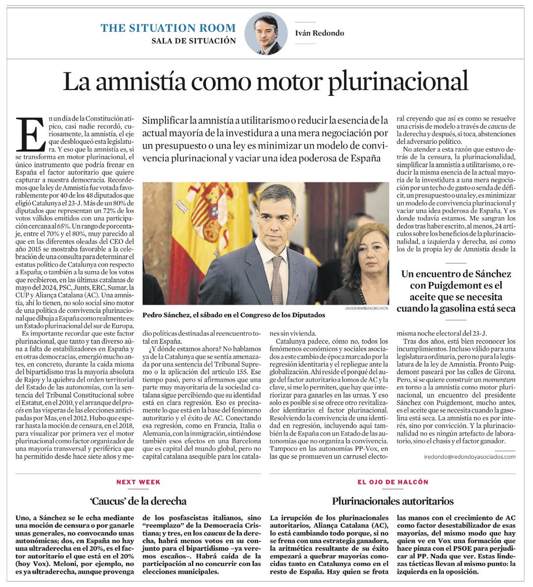 De lectura obligada, <a href="/thewarroomblog/">Iván Redondo</a>.