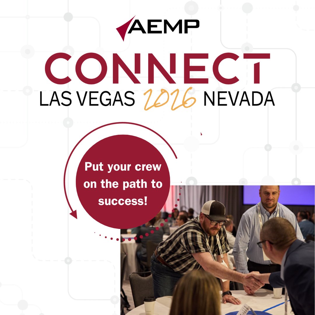 You may not have all the answers to reducing operating costs or improving your company's bottom line, so find them at CONNECT 2026. Bring your crew to Vegas and collaborate with teams to find solutions together!

Register now: aemp.org/page/connect
#AEMPCONNECT #Collaboration