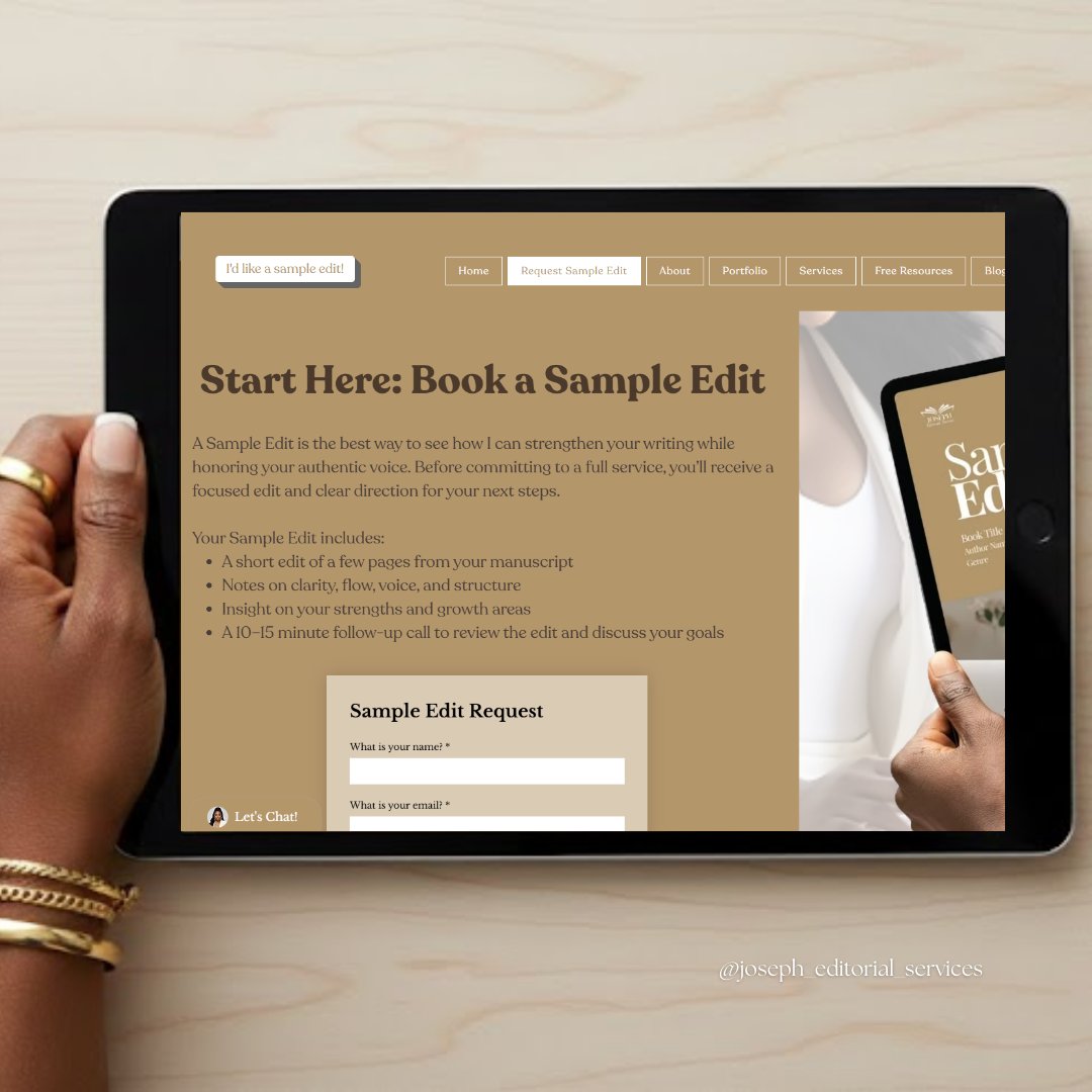 WriteWithMegan's tweet image. Want to see exactly what your writing needs before you publish? A free Sample Edit will change everything. Comment SAMPLE and I’ll send it.