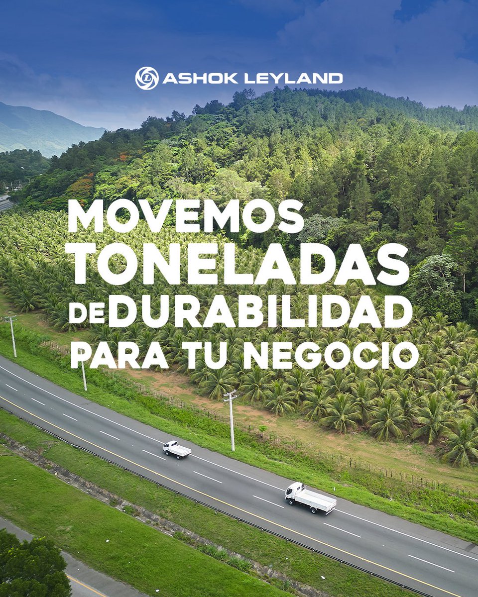 La ruta cambia, pero la calidad permanece. 🚚💪
Con Ashok Leyland, tu negocio avanza con la durabilidad que necesitas para cada jornada.
📲 (829) 733-4935
#AshokLeylandRD #ToneladasDeDurabilidad 

<a href="/juantomasdiazi/">Juan Tomás Díaz</a> <a href="/narendramodi/">Narendra Modi</a> <a href="/IndiainDR/">India in Dominican Republic & Haiti</a> <a href="/RDenIndia/">Dominican Embassy in India</a> <a href="/FRCOMPRESH/">Francisco Comprés H.</a> <a href="/ALIndiaOfficial/">Ashok Leyland</a>