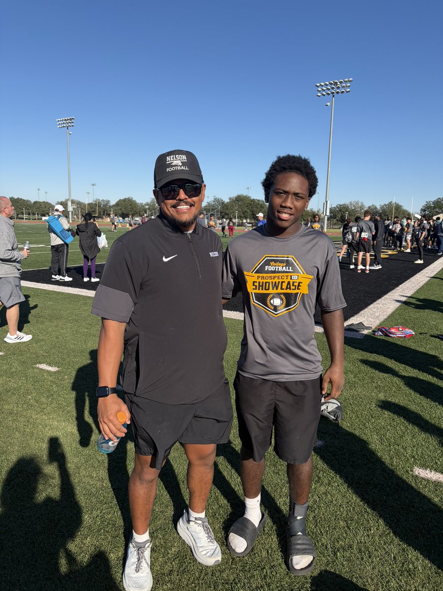 Tajjgaddy's tweet photo. Had a Great time at College Football Prospect ID Showcase at TLU.
Thank you to the coaches for the instruction and opportunity.
#RB #ClassOf2027 @khiyree2 @Coach_Bacos @CoachMarshall_ 
@B_Clark83 @Coach_Cuellar https://t.co/LyFHt1vC8F