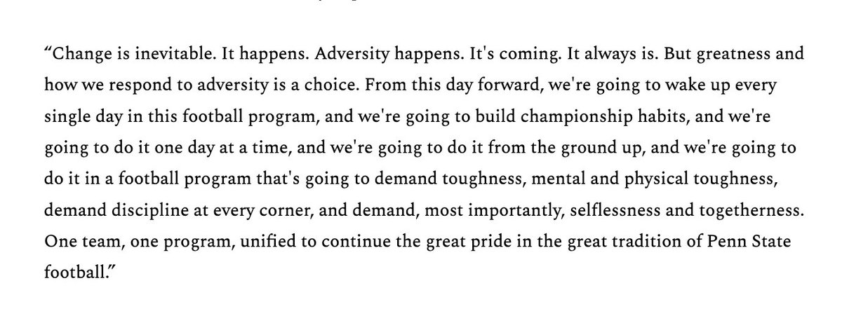 Matt Campbell might have a future as a motivational speaker: