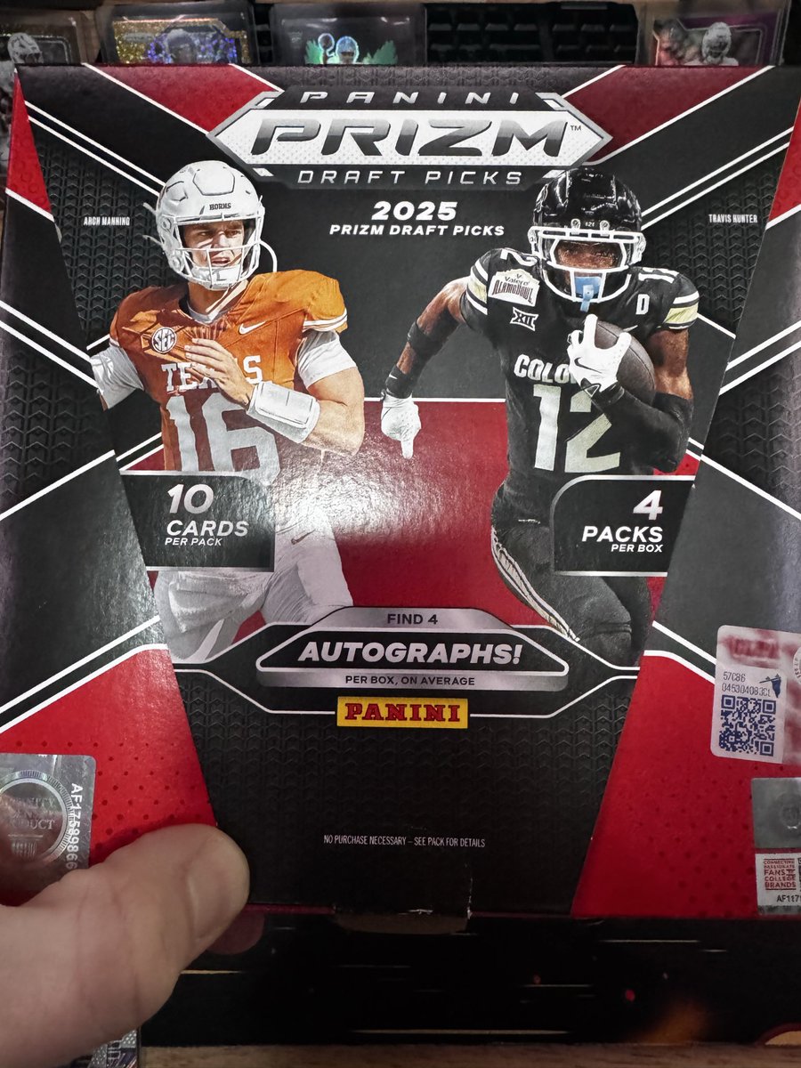 CDoinkula's tweet photo. @CardPurchaser just ripped the new panini prizm draft picks 2025! Hits below! https://t.co/VJmhtZDuQl