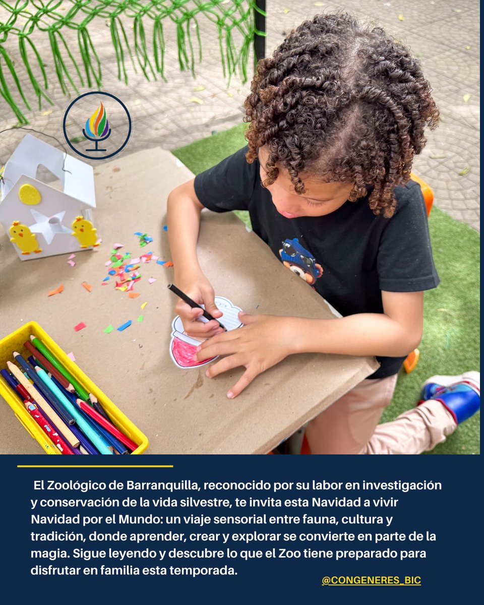 Navidad por el Mundo: el Zoo de Barranquilla abre un viaje sensorial entre fauna, cultura y tradición congeneresbic.com/navidad-por-el…