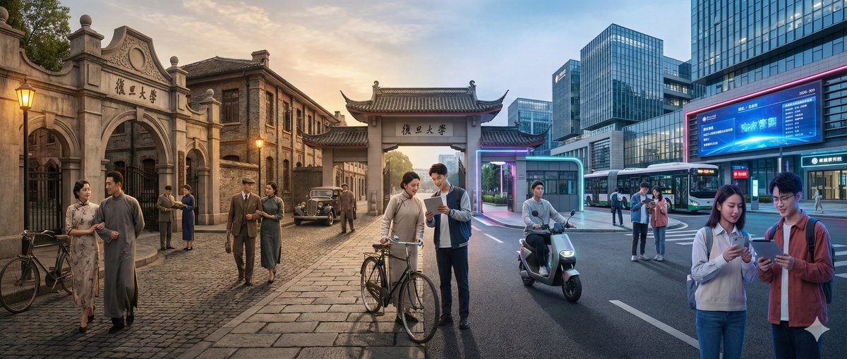 nano banana pro 提示詞

🎬 一張照片，兩個時代的完美融合！過去與現在在畫面中自然交會，跨越時空的神奇互動，盡在眼前。 ⏳✨

 --- 提示詞（使用時請替換為自己的場景） ---

一個水平分割的電影級鏡頭，展現出【場景