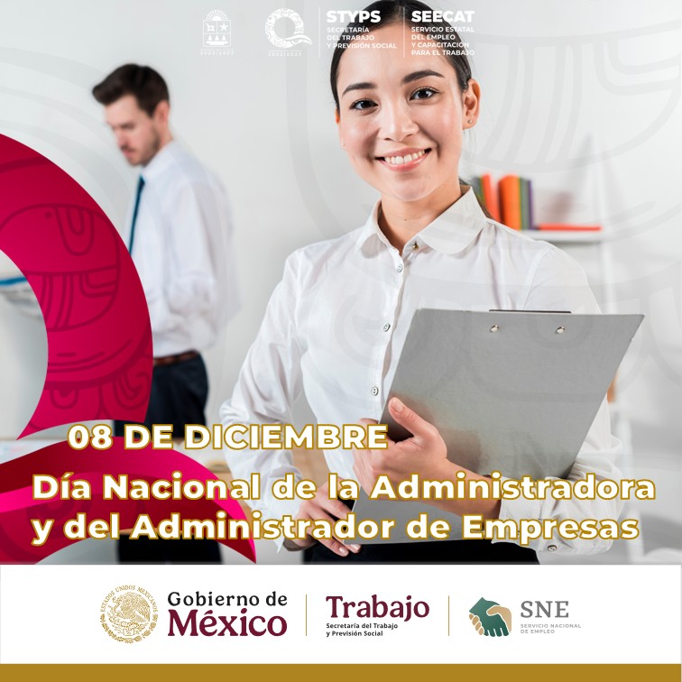 🗓 Cada 08 de diciembre se celebra el 🎉 Día Nacional de la Administradora y del Administrador de Empresas🎊, con el propósito de reconocer la gran labor que realizan los profesionales de esta carrera y su importante papel para el desarrollo de la economía del país.👩🏻‍💼👨🏼‍💼📈