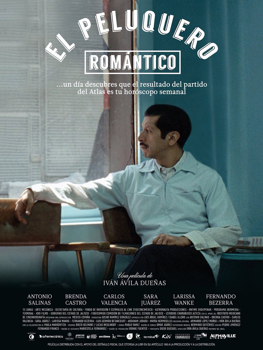 DÍA 7: Recordando personajes y proyectos. EL PELUQUERO ROMÁNTICO de Iván Ávila Dueñas. Con mi personaje SERGIO Producción del buen @ozcar_rago Disponible en @appletv #elpeluqueroromántico #cinemexicano #coproduccionmexicobrasil #filmandocine #ficm #carlosvalenciaactormexicano