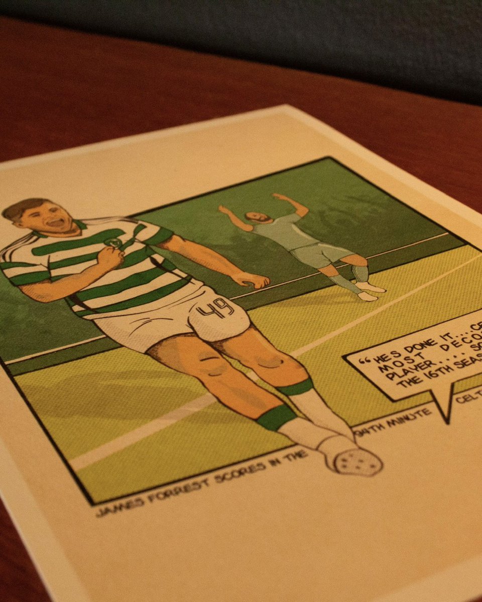 90MinuteCynic's tweet photo. Order now in time for Christmas 🎉🎄
James Forrest scores at Paradise… a memento of history for you or your favourite Celtic fan. Limited numbers available until the end of 2025. Digital drawing on quality art grade paper stock
https://t.co/3apcyhrS13
#jamesforrest #celticfc https://t.co/2i2ey7WpwX