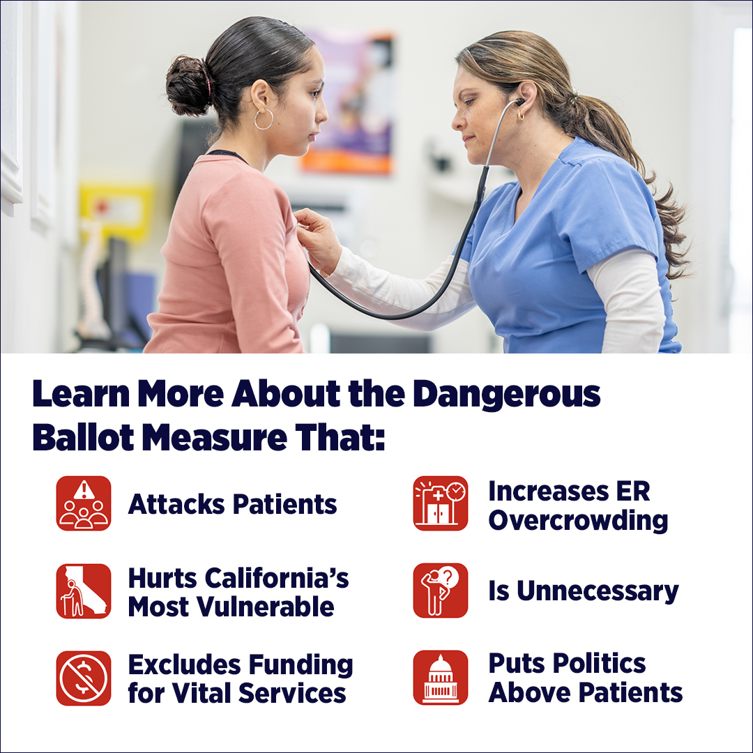 NOProp44's tweet photo. Instead of supporting the care patients rely on, this measure diverts funding into unnecessary bureaucracy and cuts resources for vital services. Learn more about how it harms patients and health centers. #ProtectPatients https://t.co/3tQTzIXzQr https://t.co/2kRHXRdSbC