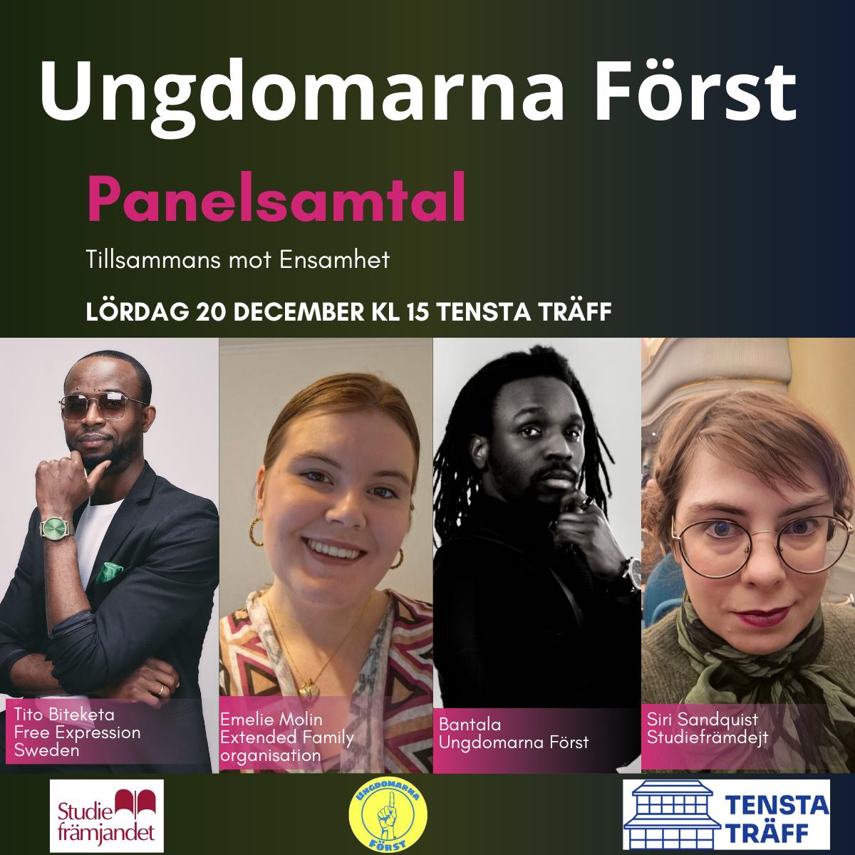 biteck2's tweet photo. Är du ung eller ung vuxen och känner dig ensam eller saknar meningsfulla sammanhang ? Då ses vi den 20 december kl. 15.00 vid Tensta Träff. 

Vi kommer att prata om detta tillsammans och utforska möjliga lösningar genom olika uttrycksformer.

Missa inte det ☝🏽 https://t.co/DPAGfImhlz